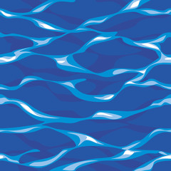 Abstract pattern of flare spots on the water