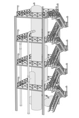 2d illustration of Hydro Treater