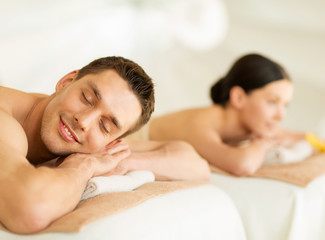 Obraz na płótnie Canvas couple in spa