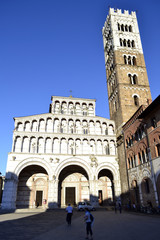 Catedral de Lucca en la Toscana (Italia)