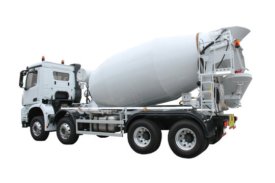 A Brand New Cement Mixing Delivery Lorry Truck.