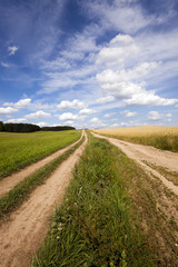 the rural road  