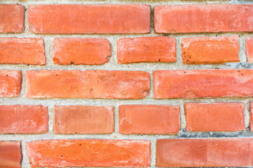 Red brick wall background and Texture