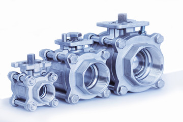 Group 3 valves, different sizes