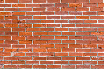 Red brick wall background and Texture