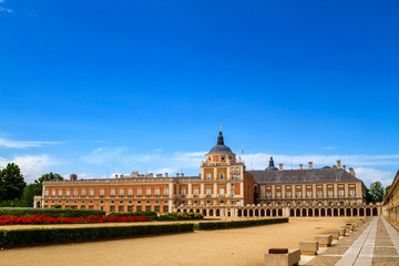 Fototapeta na wymiar Royal Palace of Aranjuez.