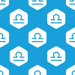 Libra hexagon pattern