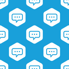 Typing hexagon pattern