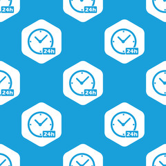 24h Workhours hexagon pattern