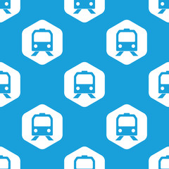 Train hexagon pattern