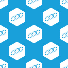 Chain hexagon pattern