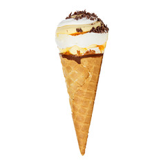 ice cream cone isolated