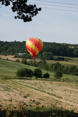 Naklejka premium Hot air balloon.