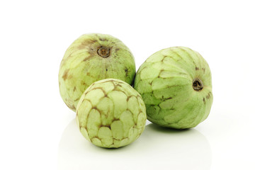 Fresh cherimoya fruit