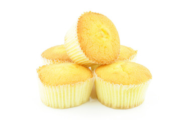 A stack of muffins 