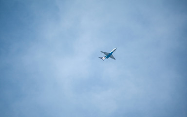 Airplane in the sky