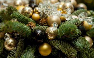 Fragment on a Christmas tree