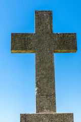 Cross in a cemetery