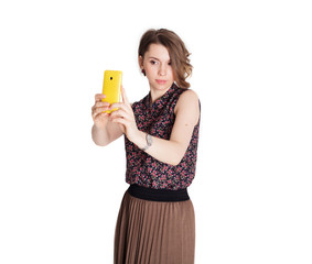 Businesswoman selfie