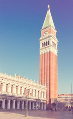 Fototapeta na wymiar San Marco Bell tower, Venice