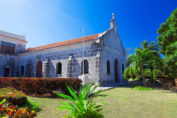 Iglesia de Santa Elvira. Оld Catholic Church in Varadero, Cuba