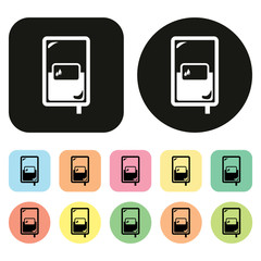 Obraz premium Blood icon. Blood donation icon. Vector