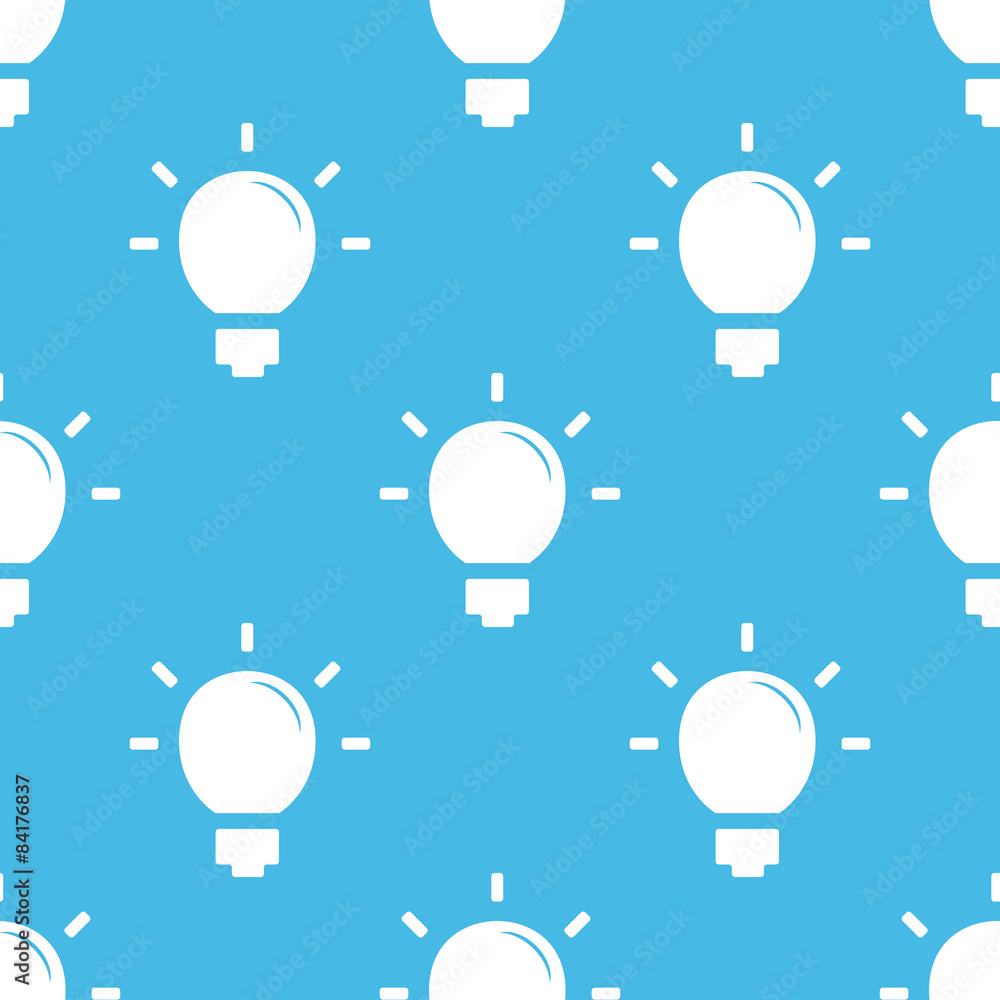 Poster lightbulb pattern