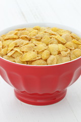 delicious corn flakes breakfast