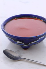 Artisan red hot chili sauce