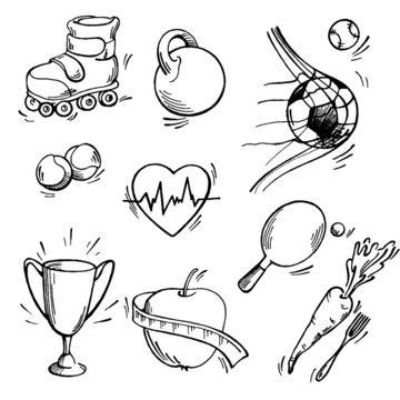 Set of sport icon
