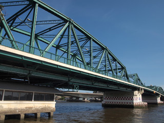 Fototapeta premium Steel Bridge(Industrial Ring Road Bridge), Bangkok,Thailand