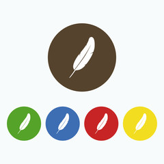 Simple icon Feather.
