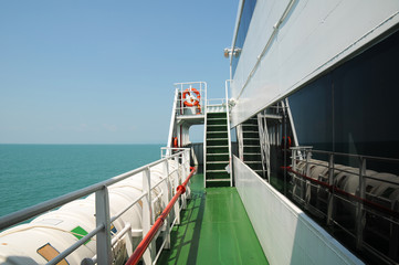 Ocean view from ship