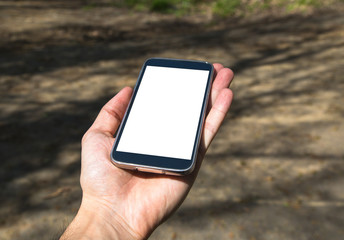 Smart Phone with Blank Screen