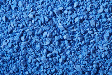 Blue eye shadow crushed make up texture background