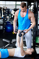 Fototapeta premium personal trainer