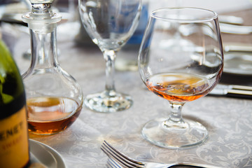 glass of cognac