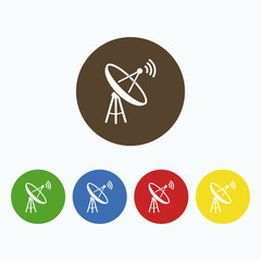 Simple icon antenna.