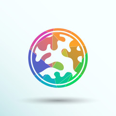 camouflage fabric pattern shape badges stickers labels icon