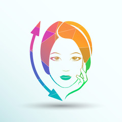 camouflage fabric pattern shape badges stickers labels icon