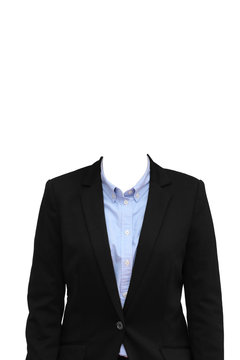 businesswoman without head