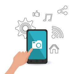 Social media design.
