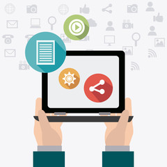 Social media design.