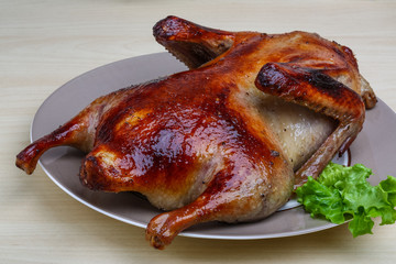 Roasted duck