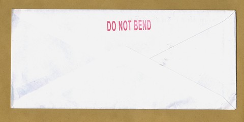 do not bend