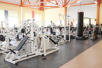 Interior of a fitness