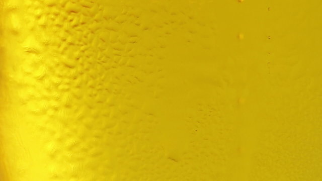 Beer abstract golden yellow bubble background.

