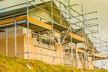 Home construction, Auckland neighborhood,  Whangaparaoa