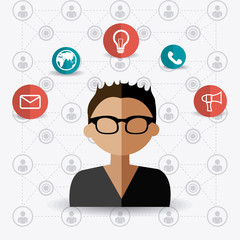 Online media design.