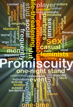 Promiscuity Background Concept Glowing